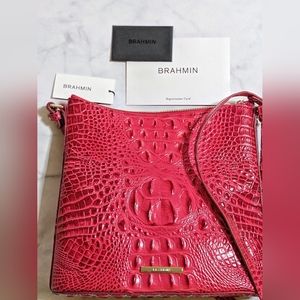 NWT Brahmin Katie Sweetheart Ombre Melbourne, Genuine leather